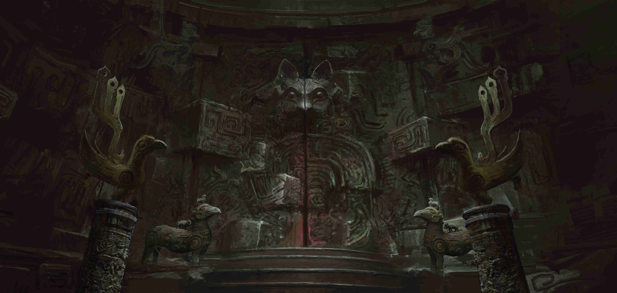 鸦鸣山府君庙大门1